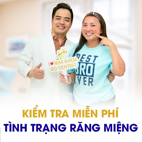 Kiểm tra tình trạng răng miệng miễn phí