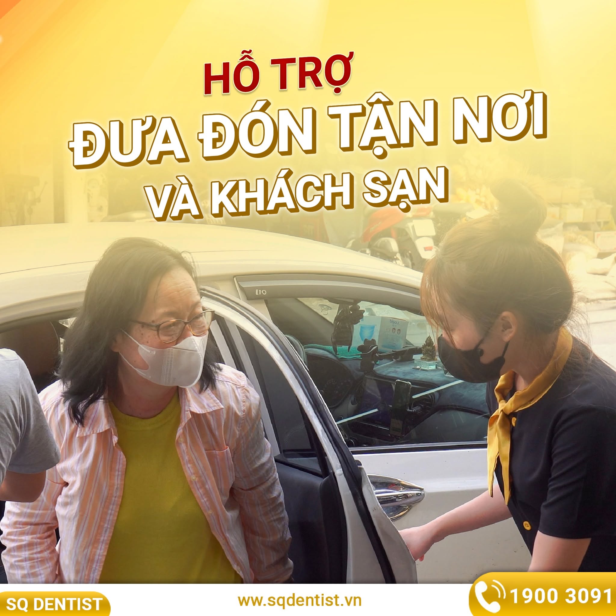 Miễn phí khách sạn xe đưa đón